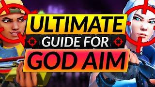 GODLIKE AIM in JUST 10 MINUTES - Top 6 EASY TIPS that ALWAYS WORK - Valorant Guide