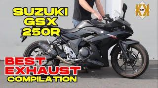 Suzuki GSX-250R Best Exhaust Sound: Slip On/ Arrow/ Yoshimura/ Two Brothers/ Toce