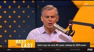 Colin Cowherd BOLD predictions What top 5 NFL power ranking for 2020 season: 49ers, Ravens| The Herd