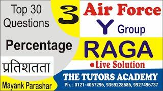Math Top 30 Of Percentage | Airforce | Y Group | Mayank Parashar | THE TUTORS Academy