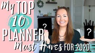 MY TOP 10 PLANNER MUST HAVES FOR 2020 | HAPPY PLANNER SUPPLIES FOR BEGINNERS