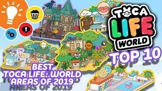 TOP 10 AREAS OF 2019 IN TOCA LIFE WORLD - Toca Boca: Best Places To Buy - Part 3