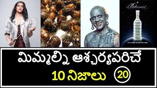 Top 10 Unknown Facts in Telugu | Interesting and Amazing Facts | Part 20 | Minute Stuff