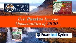 Best Online Opportunities of 2020! Appi Travels Best Easy Work Cash Machine Power Lead System Review