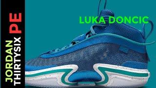 Jordan 36 Luka Doncic Top grade Oem fake shoes on court