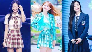 Top 10 kpop female idols who look flawless in school girl uniforms 