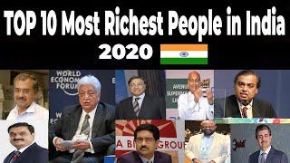 TOP 10 INDIAN BILLIONAIRES in 2020 | RICHEST PEOPLE IN INDIA