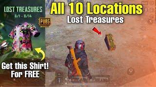 TOP 10 Secret Locations to find Lost Trunk Crates in PUBG Mobile! Erangel Lost Trunk Locations