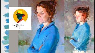 Learn how to paint a portrait. Make a plan to simplify difficulties.  By Ben Lustenhouwer