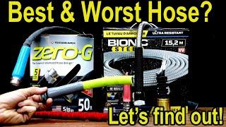 Best Hose? Zero G vs Flexzilla, Bionic Steel, Gilmour, Worth, Aqua Plumb, Briggs & Stratton