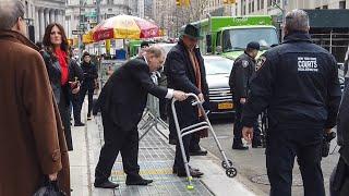 Harvey Weinstein Leaving Manhattan Criminal Court