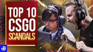 Top 10 BIGGEST SCANDALS in CSGO History: Cheating, Match Fixing & Adderall