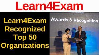 Learn4Exam Recognized In Top 50 Organzations In Education