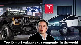 Top 10 most valuable car companies in the world in 2020