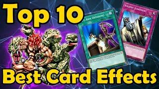 Top 10 Best Kinds of Card Effects in YuGiOh