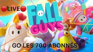 LIVE SUR FALL GUYS! GO LES 700 ABONNES ! 54 TOP 1