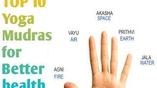 #yoga hand mudras#Top 10 mudras#❤&healthy life style.