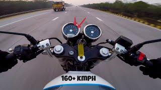 Royal Enfield Continental GT 650 TOP SPEED !! 