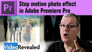 Stop motion photo effect in Adobe Premiere Pro