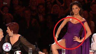 TOP 10 HOT FLIRTING MOMENTS ON LIVE TV Talent Shows!