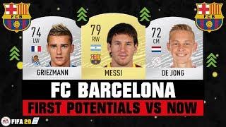 FIFA 20 | FC BARCELONA FIRST POTENTIAL VS WHERE ARE THEY NOW 