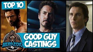 Top 10 Best Super Hero Movie Castings (Good Guys Only!)