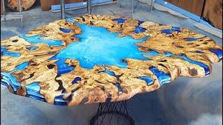 Epoxy Resin River Table MAKING FULL PROCESS 10 IDEAS with epoxy resin WOODworking projects