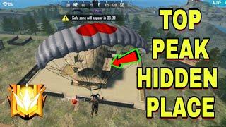 Top Secret Hiding Place In Peak In Free Fire || Top Hiding Place In Free Fire || GameTech Tamilan