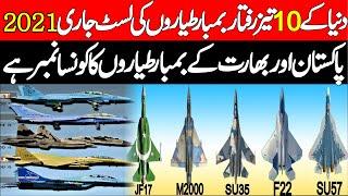 List of world's 10 Fastest Fighter Jets Released at the end of 2021 | Pak Defense |