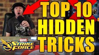 Top 10 Secret Tips to MARVEL Strike Force - MSF - Life Hacks