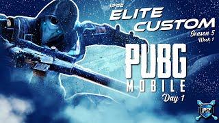 PUBG Mobile Live India | IPSe ELITE CUSTOMS | Day 1 | Team IPSe | Titanium gaming