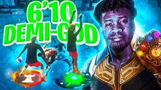 my 6’10 PURE PLAYMAKER IS THANOS ON 2K20! DEMIGOD BUILD REVEALED! BEST BUILD 2K20! BEST CENTER BUILD