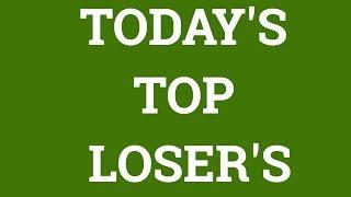 Top Loser's Stock |Investing | Stock market | sensex Today | Nifty Today | S&P 500 |Lts