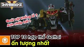 Top 10 hợp thể Gattai chính ấn tượng nhất | Super Sentai | Ten Tun