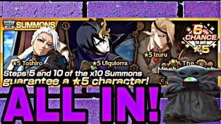 ALL IN FOR TOSHIRO AGAIN! [1.3k Orbs] Machine Society White Day SUMMONS! Bleach Brave Souls