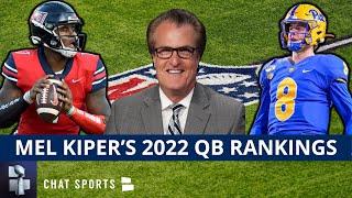 Mel Kiper’s Top 10 QB Prospects For 2022 NFL Draft Led By Kenny Pickett | UPDATED Draft Rankings