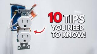 TOP 10 TIPS You Need To Know Before Installing An Outlet! | DIY Beginners Guide Electrical Outlets