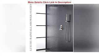Top 10 VELIMAX 12 Inches Rain Shower Head System Luxury Shower Combo Set Wall Mounted Shower Faucet