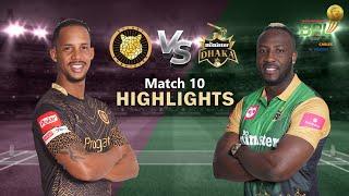 Sylhet Sunrisers vs Minister Group Dhaka | 10th Match | Highlights | Season 8 | BBPL 2022