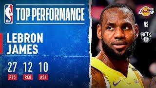 LeBron drops Triple-Double!