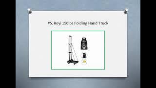 Top 10 Best Folding Hand Trucks in 2019 Reviews