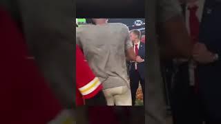 Travis Kelce and his Father have an emotional moment Chiefs are champs