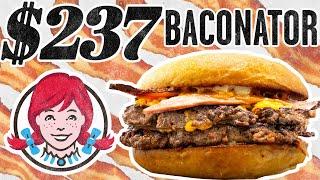 $237 Wendy’s Baconator Taste Test | FANCY FAST FOOD