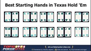 Best Starting Hands in Texas Hold 'Em Poker