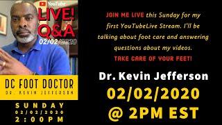 Q&A with the DC Foot Doctor: My First Livestream!