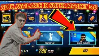 DJ ALOK AVAILABLE IN SUPER MARKET 5.0 || SUPER MARKET 5.0 FULL DETAIL || FREE TO FIRE