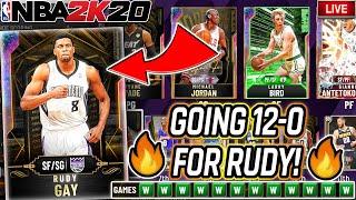 NBA 2K20 MYTEAM UNLIMITED GOING 12-0 FOR GALAXY OPAL RUDY & GALAXY OPAL JERRY LUCAS!