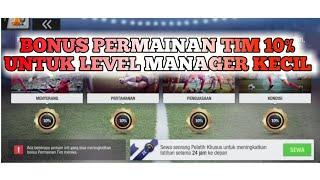 CARA MENAIKKAN BONUS PERMAINAN 10% UNTUK LEVEL KECIL | TOP ELEVEN 2020