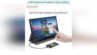 TOP 8 15.6" Portable Monitor Touchscreen built in Battery Slimmest 10-Point Touch screen Review