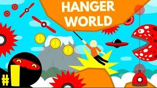 Hanger World - Rope Swing Gameplay Part 1 | DotDorDee